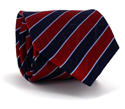 Red and Blue Striped Tie
