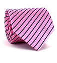 Pink Striped Tie