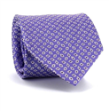 Purple Diamond Pattern Tie