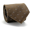 Ochre Paisley Silk Tie