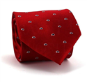 Red Paisley Silk Tie