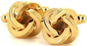 Golden 4-Knot Cufflinks