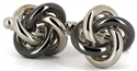 Dark Grey 4-Knot Cufflinks
