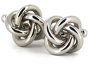 Silver Four Knot Cufflinks II