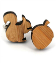 Squirrel and Acorn Cufflinks