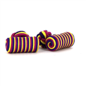Yellow, Purple, and Fuchsia Barrel Cufflinks