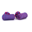 Blue and Fuchsia Barrel Cufflinks