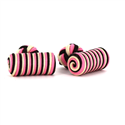 Black Barrel, Mother-of-Pearl, and Rose Cufflinks