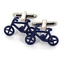 Blue Bicycle Cufflinks