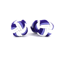 Large White, Purple, and Lilac Ball Cufflinks