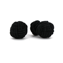 Large Black Ball Cufflinks