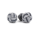 Large Sphere Cufflinks in Shades of Grey