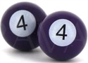 Purple Billiard Ball Cufflinks 4