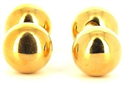 Golden Ball Cufflinks
