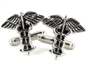 Caduceus Cufflinks