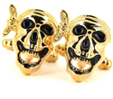 Golden Skull Cufflinks