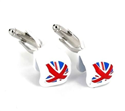 Union Jack Helmet Cufflinks