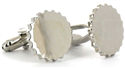 Silver-Plated Cufflinks