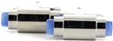 Cylindrical Blue Cufflinks III