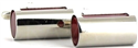 Burgundy Cylindrical Cufflinks