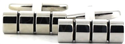 Triple Stripe Cylinder Cufflinks