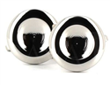 Concave Circular Cufflinks