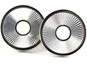 Striped Circular Cufflinks