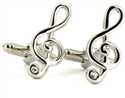 Treble Clef Cufflinks