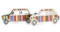 Multicolored Car Cufflinks