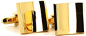 Concave Gold Cufflinks
