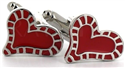 Red Heart Cufflinks