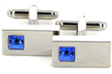Blue Crystal Cufflinks
