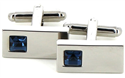 Blue Crystal Cufflinks
