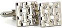 Square Crystal Cufflinks