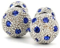 Double Ball Crystal Cufflinks