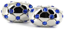 Oval Crystal Cufflinks