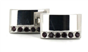 Lilac Stone Crystal Cufflinks