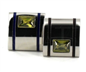 Rectangular Crystal Cufflinks II