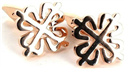 Rose Gold Calatrava Cross Cufflinks