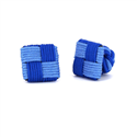 Navy and Sky Blue Square Cufflinks