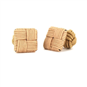 Beige Square Cufflinks