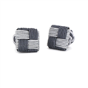 Light and Dark Grey Square Cufflinks