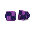 Magenta and Purple Square Cufflinks