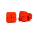 Orange Square Cufflinks