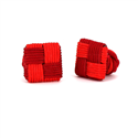 Scarlet and Carmine Red Square Cufflinks