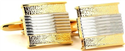 Bicolor Square Cufflinks