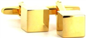 Golden Cube Cufflinks