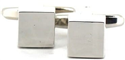 Silver Cube Cufflinks