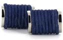 Dark Blue Rope Cufflinks