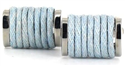 Sky Blue Rope Cufflinks